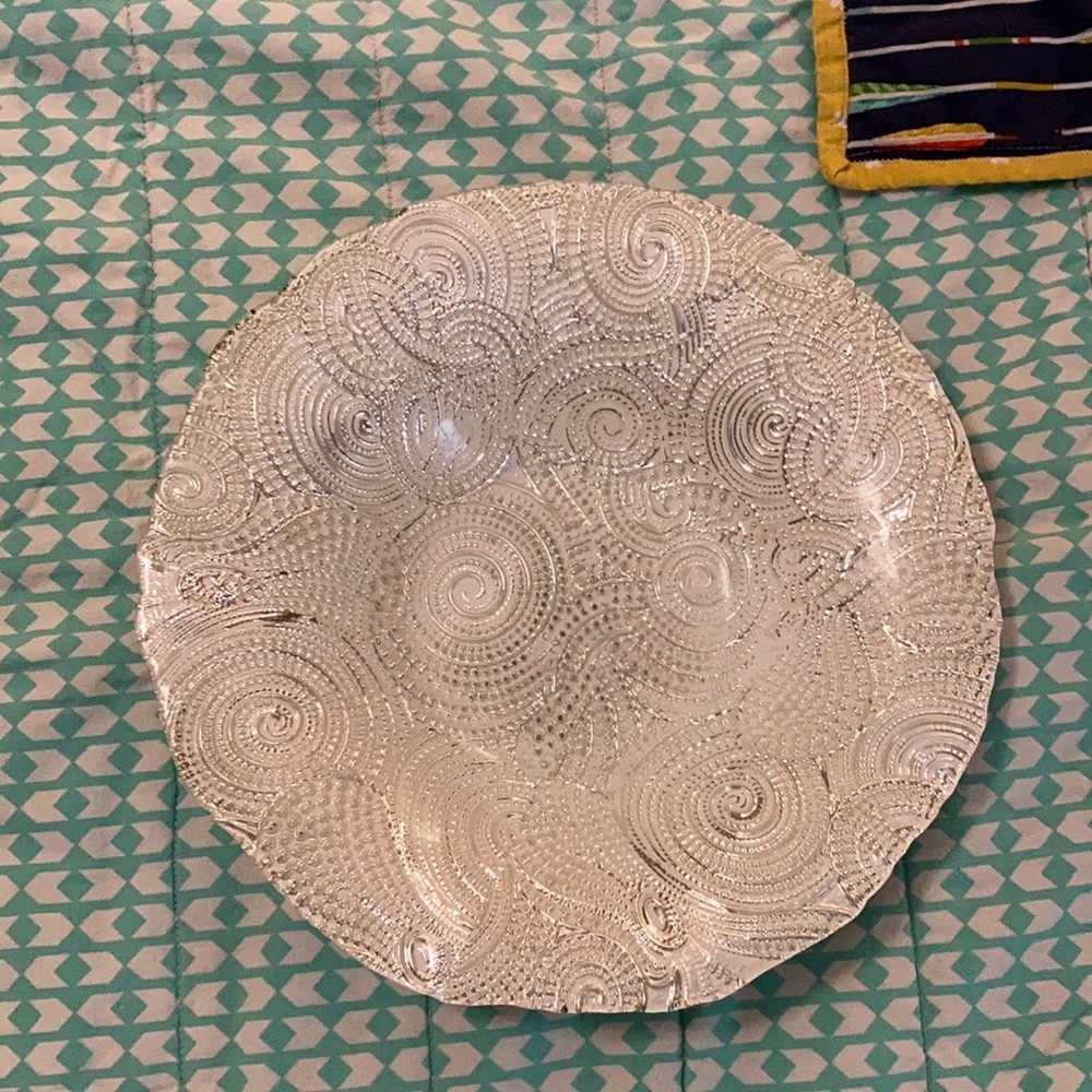 Decorative Silver Bowl